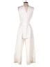 Banana Republic Solid Ivory Jumpsuit Size 4 - photo 2
