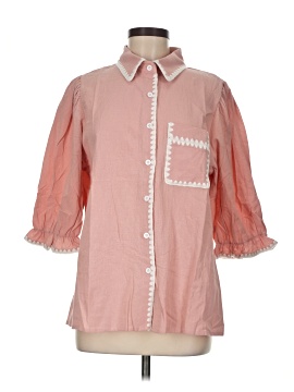 Assorted Brands 3/4 Sleeve Button Down Shirt