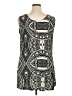 Jostar Graphic Gray Casual Dress Size XL - photo 2