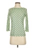 Talbots Polka Dots Green 3/4 Sleeve Top Size P (petite) - photo 1