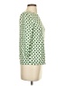 Talbots Polka Dots Green 3/4 Sleeve Top Size P (petite) - photo 4