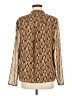 MICHAEL Michael Kors 100% Polyester Animal Print Brown Long Sleeve Blouse Size M - photo 2