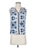 A Common Thread 100% Rayon Blue Sleeveless T-Shirt Size XXS - photo 1