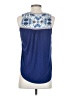 A Common Thread 100% Rayon Blue Sleeveless T-Shirt Size XXS - photo 2