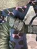 Sweaty Betty Hearts Blue Active Pants Size 12 - photo 5