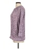 Ann Taylor LOFT 100% Cotton Tweed Purple Pullover Sweater Size M - photo 5