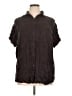 Assorted Brands Brown Short Sleeve Blouse Size XL (estimated) - photo 1