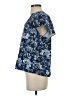 Gap 100% Rayon Blue Short Sleeve Blouse Size S - photo 5