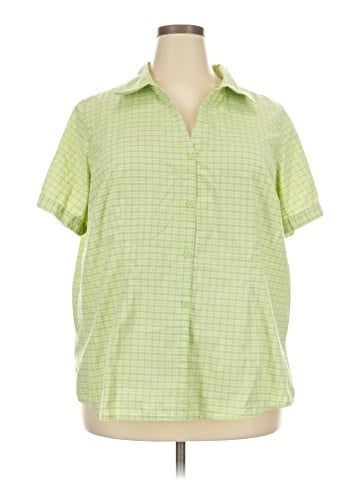 Basic Editions Short Sleeve Blouse (view 1)