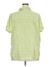 Basic Editions Green Short Sleeve Blouse Size 2X - photo 2