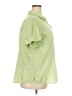 Basic Editions Green Short Sleeve Blouse Size 2X - photo 4