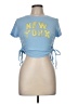 Forever 21 Blue Short Sleeve Top Size M - photo 1