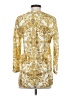 Tibi 100% Silk Gold 3/4 Sleeve Silk Top Size 2 - photo 2