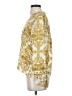 Tibi 100% Silk Gold 3/4 Sleeve Silk Top Size 2 - photo 5