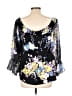 Torrid Black 3/4 Sleeve Blouse Size Lg Plus (0) - photo 2