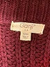 Ganji LA Solid Burgundy Pullover Sweater Size Sm - Med - photo 7