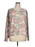 P.J. Salvage Camo Pink Sweatshirt Size XL - photo 1