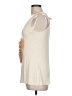 Cha Cha Vente 100% Rayon Ivory Sleeveless Top Size L - photo 5