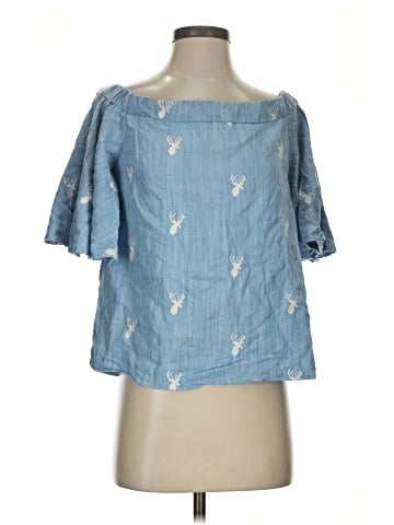 Judith March Short Sleeve Blouse (view 1)