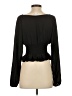 WAYF 100% Polyester Black Long Sleeve Blouse Size S - photo 2