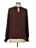 Maison d' Amelie 100% Polyester Brown Long Sleeve Polo Size L - photo 1