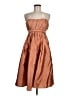 Siri 100% Silk Brown Cocktail Dress Size 6 - photo 1