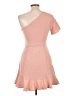 Fab'rik 100% Polyester Solid Pink Cocktail Dress Size M - photo 2