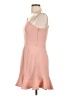 Fab'rik 100% Polyester Solid Pink Cocktail Dress Size M - photo 5