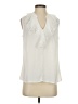 CAbi 100% Polyester Ivory Sleeveless Blouse Size S - photo 1