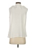 CAbi 100% Polyester Ivory Sleeveless Blouse Size S - photo 2