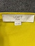 Ann Taylor LOFT 100% Polyester Yellow Long Sleeve Blouse Size 26 - photo 7