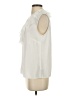 CAbi 100% Polyester Ivory Sleeveless Blouse Size S - photo 5
