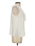 CAbi 100% Polyester Ivory Sleeveless Blouse Size S - photo 4