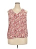Torrid 100% Rayon Red Sleeveless Blouse Size 2X Plus (2) - photo 1
