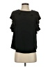 Amanda Uprichard 100% Polyester Black Short Sleeve Blouse Size S - photo 1