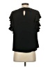 Amanda Uprichard 100% Polyester Black Short Sleeve Blouse Size S - photo 2