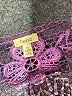 Reba Purple 3/4 Sleeve Top Size S - photo 7