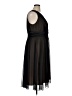 Connected Apparel 100% Polyester Black Cocktail Dress Size 14W - photo 4