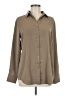Assorted Brands 100% Polyester Tan Long Sleeve Blouse Size M - photo 1