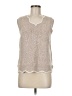 Shein 100% Acrylic Tan Sweater Vest Size 6 - photo 1