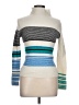 Zara Color Block Ivory Turtleneck Sweater Size L - photo 1