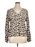Boden Floral Ivory Long Sleeve Blouse Size 14 - photo 1