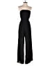 Monteau 100% Polyester Solid Black Jumpsuit Size XS - photo 1