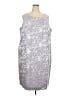 John Meyer Collection by Jacques Monier 100% Polyester Gray Cocktail Dress Size 24 - photo 1