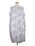 John Meyer Collection by Jacques Monier 100% Polyester Gray Cocktail Dress Size 24 - photo 2
