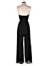 Monteau 100% Polyester Solid Black Jumpsuit Size XS - photo 2