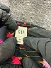 Gap 100% Polyester Hearts Black Casual Dress Size XS - photo 7