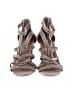 REPORT 100% Leather Gray Tan Sandals Size 9 - photo 2