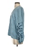 Ecru Blue Long Sleeve Blouse Size XS - photo 5