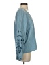 Ecru Blue Long Sleeve Blouse Size XS - photo 4